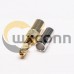RF Coaxial Cable SSMB Connector Male 180 Degree Crimp Window Solder Type RF Coaxial Cable SSMB Connector Male 180 Degree Crimp Window Solder Type