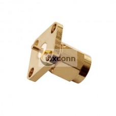 4Hole Square Flange Straight SMA RF Plug Connector for Panel Mount 4Hole Square Flange Straight SMA RF Plug Connector for Panel Mount
