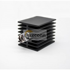 N Male Square Lightning Arrester Black Coaxial Termination dummy Load Connector