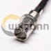 BNC Cable Connection Bulkhead Female Crimp 180 Degree for RG179