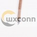 BNC Cable Connection Bulkhead Female Crimp 180 Degree for RG179