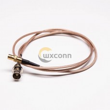 RF Cable Types BNC Female to Straight SMB Female Cable Assembly RF Cable Types BNC Female to Straight SMB Female Cable Assembly