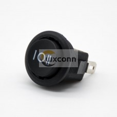 Round Rocker Switch KCD11-204 Panel Mount 3 Position 3 Pin Solder Cable Straight Round Rocker Switch KCD11-204 Panel Mount 3 Position 3 Pin Solder Cable Straight