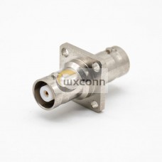 MHV Female to Female Straight 4 Hole Flange Panel Mount Adapter MHV Female to Female Straight 4 Hole Flange Panel Mount Adapter