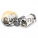 6 pin Female M16 Connector Solder Type Straight Connector Shield