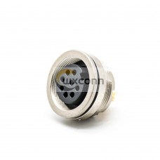 M16 Connector 8 pin Female Back Mount Solder Type Straight Connector Socket for Cable Shield M16 Connector 8 pin Female Back Mount Solder Type Straight Connector Socket for Cable Shield