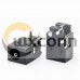 Metal Power Sockets Male Through Hole Solder Lug DC Power Connector Plastic Metal Power Sockets Male Through Hole Solder Lug DC Power Connector Plastic