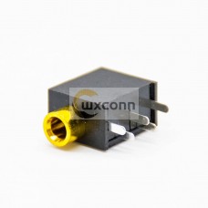 DC Power Socket Connector Right Angle Female Through Hole Unshiled Solder Lug DC Power Socket Connector Right Angle Female Through Hole Unshiled Solder Lug