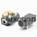 DC Power Connector Solder Lug Unshiled Right Angle Black Plastic Female Jack Through Hole DC Power Connector Solder Lug Unshiled Right Angle Black Plastic Female Jack Through Hole
