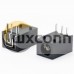 DC Power Supply Socket Male Through Hole 90 Degree Solder Lug Unshiled Plastic