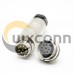 M16 Male 8 pin Straigh Back Mount Male Plug&Female Socket M16 Male 8 pin Straigh Back Mount Male Plug&Female Socket