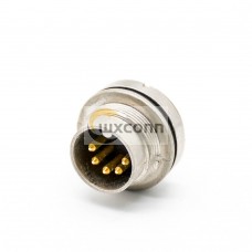M16 Female Type 6Pin A Code Straight Single Ended Cable Solder Type M16 Female Type 6Pin A Code Straight Single Ended Cable Solder Type