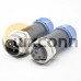 7/8" Circular Connector 3 pin Female Straight Site-Assembly Solder For Cable UnShielded 7/8" Circular Connector 3 pin Female Straight Site-Assembly Solder For Cable UnShielded