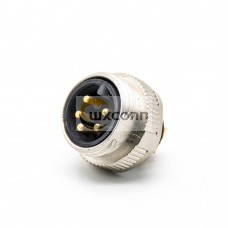 7/8 Connector 5 pin Male Over molded Solder For Cable Shielded Straight