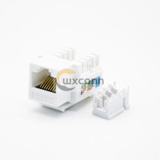 Female RJ45 Connectors 8P8C Single Port Unshielded CAT6 Network Connector Female RJ45 Connectors 8P8C Single Port Unshielded CAT6 Network Connector