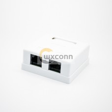 RJ45 Dual Port Desktop Network Interface 8P8C CAT5E Unshielded PCB Mount Network Connector RJ45 Dual Port Desktop Network Interface 8P8C CAT5E Unshielded PCB Mount Network Connector