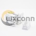 RJ11 Socket Module 4P4C Single Port White PCB Mount Unshielded CAT3