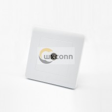 Panel Socket TV Head Single Hole White Plastic Concealed Panel Panel Socket TV Head Single Hole White Plastic Concealed Panel