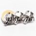 F Connector Male RF Connector Load Straight Nickel Plated