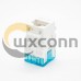 Keystone Jack RJ45 Cat6 Straight Unshielded Single Port Through Hole Keystone Jack RJ45 Cat6 Straight Unshielded Single Port Through Hole