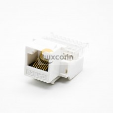 Cat5e RJ45 Modular Jack Unshielded Toolless 8P8C Angled Network Connector Cat5e RJ45 Modular Jack Unshielded Toolless 8P8C Angled Network Connector