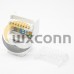 Cat5e RJ45 Modular Jack Unshielded Toolless 8P8C Angled Network Connector Cat5e RJ45 Modular Jack Unshielded Toolless 8P8C Angled Network Connector