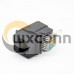 Keystone Jack RJ45 Cat5e Angled Single Port Toolless Unshielded Network Module