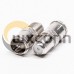 F Connector Male to Female Adapter Coaxial Connector Nickel Plated F Connector Male to Female Adapter Coaxial Connector Nickel Plated
