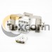 Cat5e RJ45 Jack Single Port Unshielded Through Hole Angled Network Module Cat5e RJ45 Jack Single Port Unshielded Through Hole Angled Network Module
