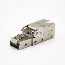 Network Module Cat6A Plugs Shielded Straight RJ45 FTP Toolless Plug Network Module Cat6A Plugs Shielded Straight RJ45 FTP Toolless Plug
