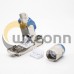 RJ45 Shielded Plug Straight 8P8C Through Hole Toolless CAT8 RJ45 Shielded Plug Straight 8P8C Through Hole Toolless CAT8