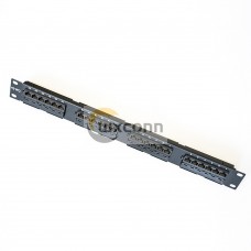 Patch Panel Cat5e 24 Ports UTP 19''1U 110 Type IDC Unshield Patch Panel Cat5e 24 Ports UTP 19''1U 110 Type IDC Unshield