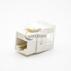 Network Module Cat6 Types RJ45 Jack 8P8C Single Port Straight Unshielded Through Hole
