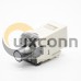 RJ45 Cat6 Keystone Jack 180 Degree Through Hole 8 Pin Single Port Unshielded