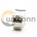 RJ45 Cat6 Keystone Jack 180 Degree Through Hole 8 Pin Single Port Unshielded