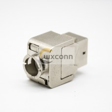 Cat6a Toolless Keystone Jack 180 degree Shielded 8P8C Single Port RJ45 Network Module Cat6a Toolless Keystone Jack 180 degree Shielded 8P8C Single Port RJ45 Network Module