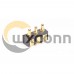 Spring Pogo Pin Connector Solder 3 Pin Brass 2.5MM Multi Pin Series Flat Type Spring Pogo Pin Connector Solder 3 Pin Brass 2.5MM Multi Pin Series Flat Type
