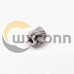 Brass Hardware Nuts Nickel-plated Surface Twill Brass Hardware Nuts Nickel-plated Surface Twill