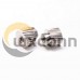 Brass Hardware Nuts Nickel-plated Surface Twill Brass Hardware Nuts Nickel-plated Surface Twill