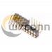 Pogo Pin Battery Connector 10 Pin Double-row Bend 2.54MM Pitch Multi Pin Series