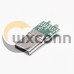 USB Type C Straight 180 Degree Plug 24 Pin Solder Type USB Type C Straight 180 Degree Plug 24 Pin Solder Type