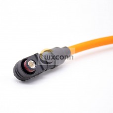 high voltage high current connector Female Right Angle Plug 6mm 1 Pin 120A IP67 Cable Plastic Black 25mm2 high voltage high current connector Female Right Angle Plug 6mm 1 Pin 120A IP67 Cable Plastic Black 25mm2