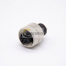 m12 Connector 5 pin Straight Female Overmolded Solder Cup Unshielded m12 Connector 5 pin Straight Female Overmolded Solder Cup Unshielded