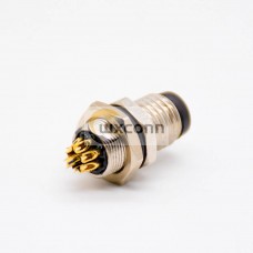 sensor connector m8 B code 180° male back mount B code sensor connector m8 B code 180° male back mount B code