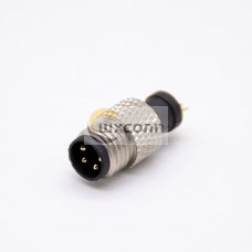 Connector m8 4pin Straight lnjection Molding Male Solder Cup Unshielded Connector m8 4pin Straight lnjection Molding Male Solder Cup Unshielded