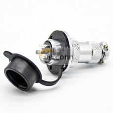 10pcs 3 Pin Flange Mount Connector GX20 Male Female Straight Plug and Socket