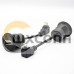 90 Degree Micro USB 5 Pin Male To USB Female Straight Black Conversion Line