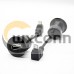 90 Degree Micro USB 5 Pin Male To USB Female Straight Black Conversion Line