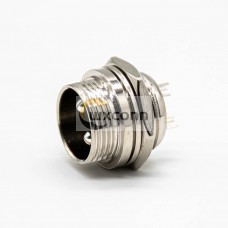 GX16 2 Pin Connector Back Mount Straight Solder Cable Standard Male Socket GX16 2 Pin Connector Back Mount Straight Solder Cable Standard Male Socket