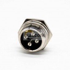 GX16 4 Pin Connector Standard Male Straight Panel Receptacles Solder Cable Back Mount GX16 4 Pin Connector Standard Male Straight Panel Receptacles Solder Cable Back Mount